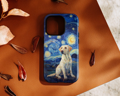 Barky Night (Labrador Retriever) Design iPhone Case