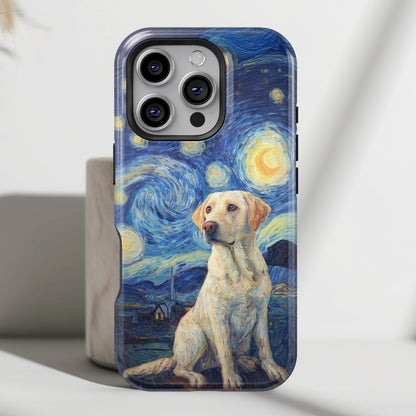 Barky Night (Labrador Retriever) Design iPhone Case
