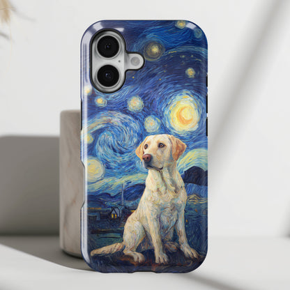 Barky Night (Labrador Retriever) Design iPhone Case