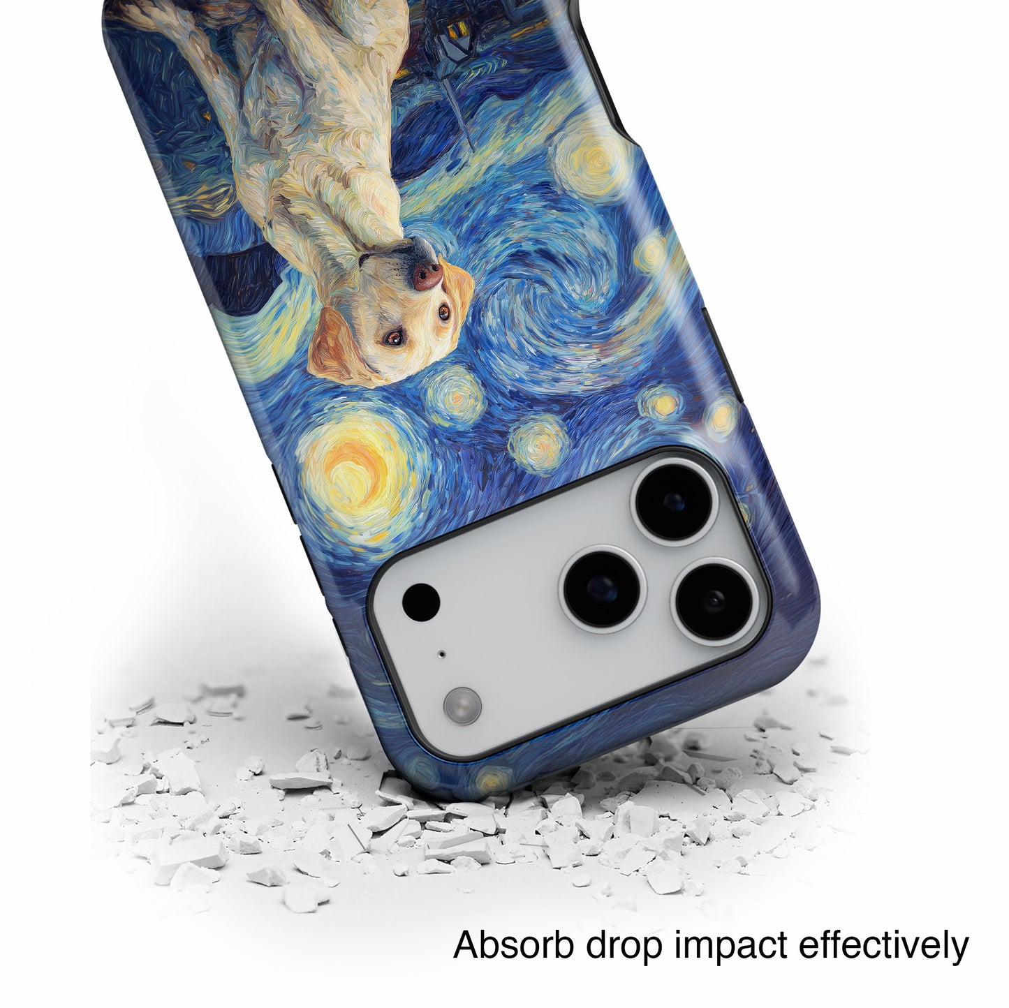 Barky Night (Labrador Retriever) Design iPhone Case