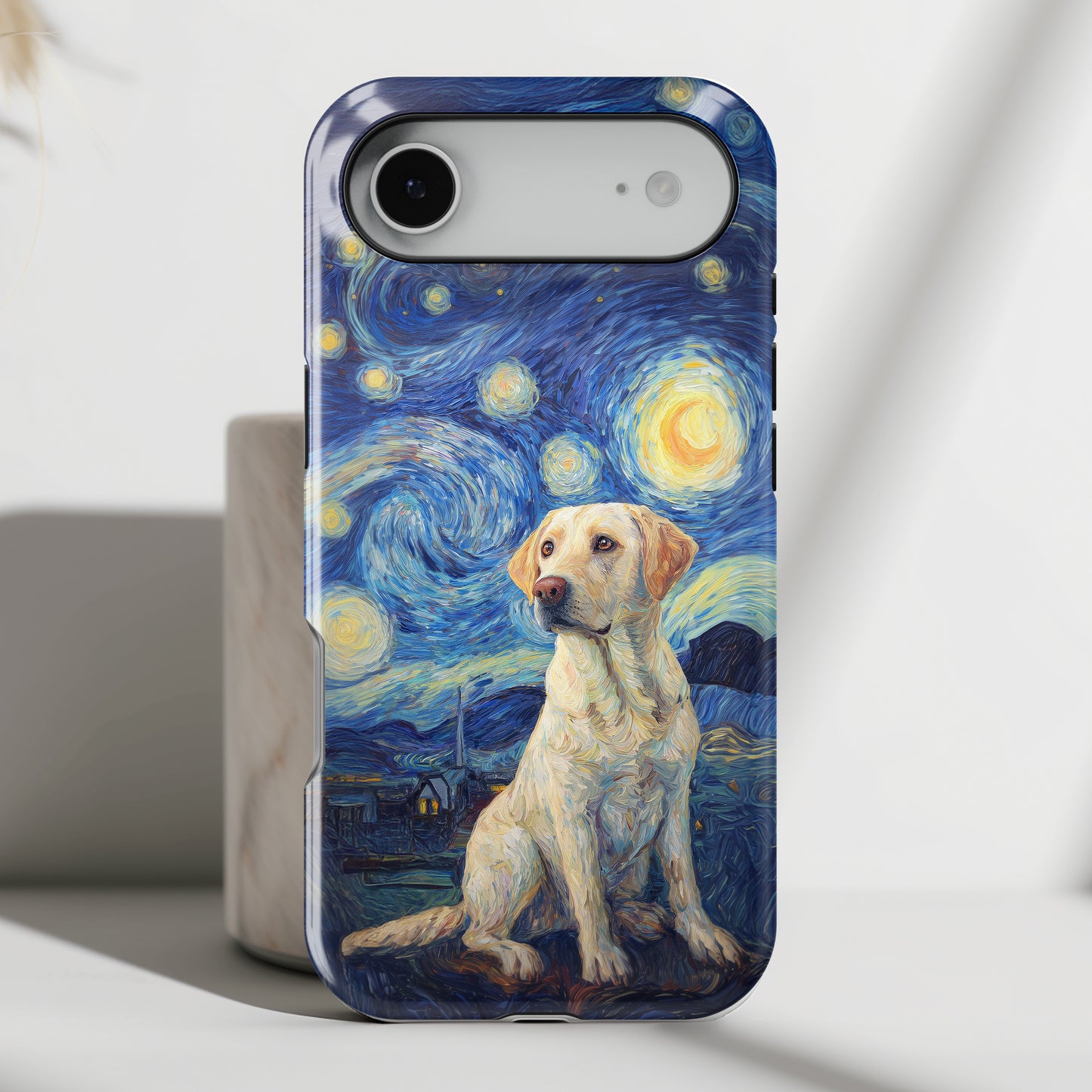 Barky Night (Labrador Retriever) Design iPhone Case