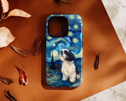 Barky Night (Shih Tzu) Design iPhone Case