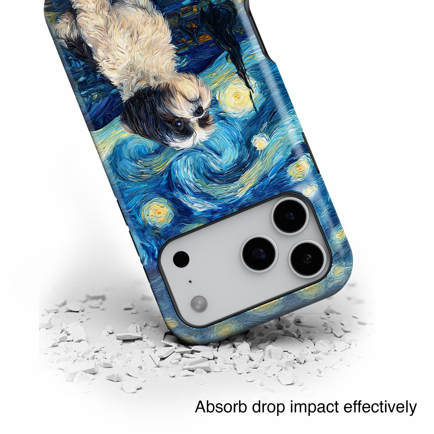 Barky Night (Shih Tzu) Design iPhone Case