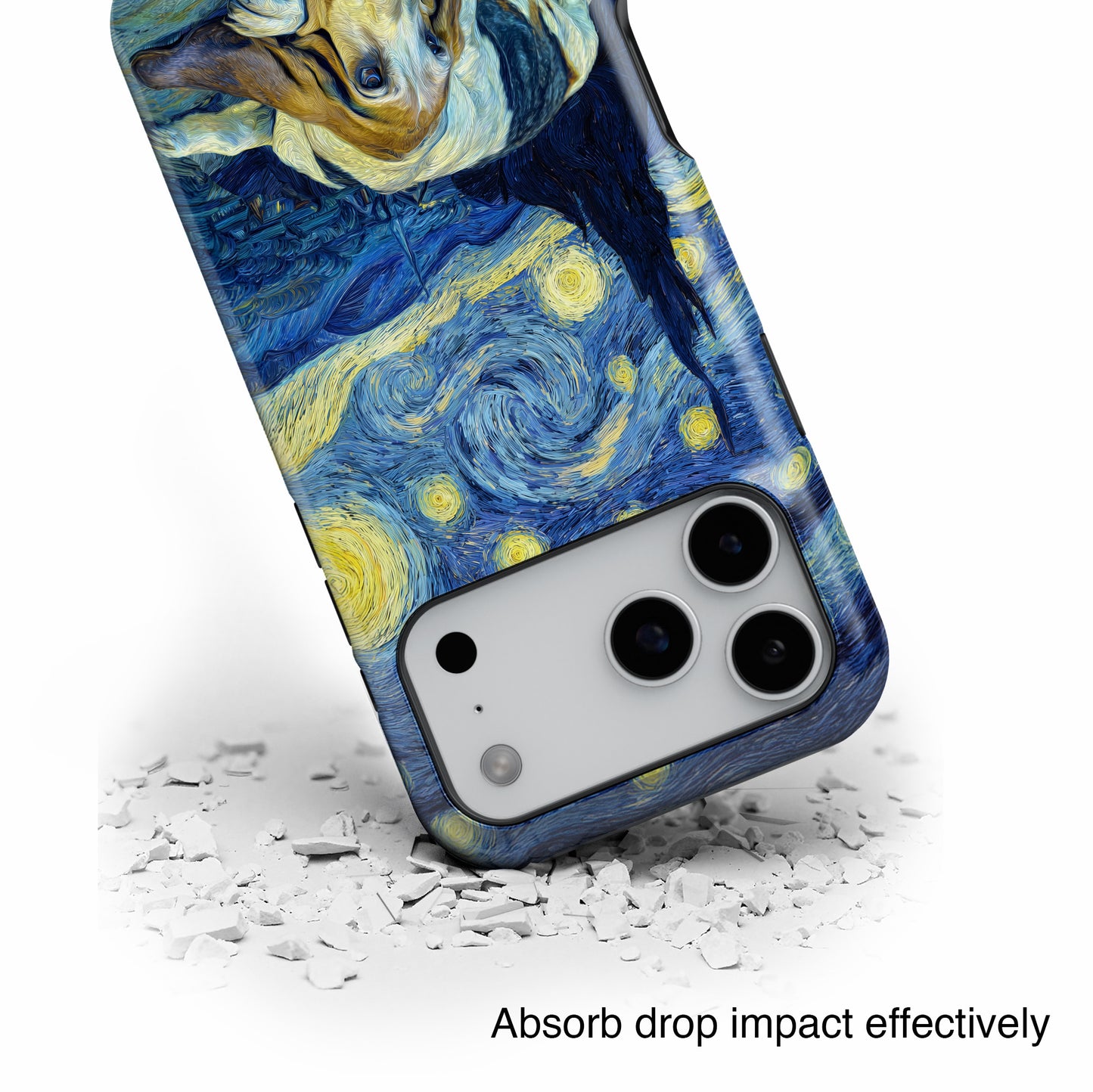 Barky Night (Basset Hound) Design iPhone Case