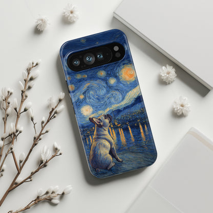 Barky Night (Frenchie) Design Phone Case for Google Pixel