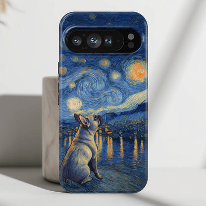 Barky Night (Frenchie) Design Phone Case for Google Pixel