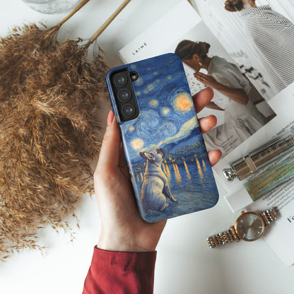 Barky Night (Frenchie) Design Phone Case for Galaxy S series Phones