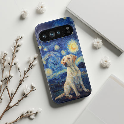 Barky Night (Labrador Retriever) Design Phone Case for Google Pixel