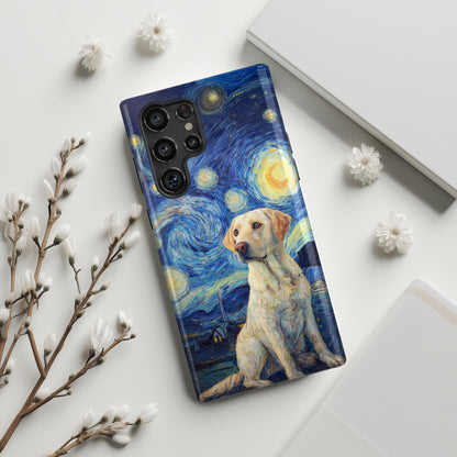 Barky Night (Labrador Retriever) Design Phone Case for Galaxy S series Phones