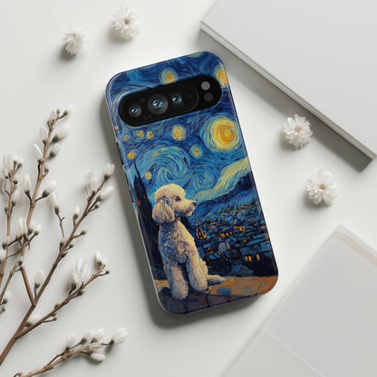 Barky Night (Poodle) Design Phone Case for Google Pixel