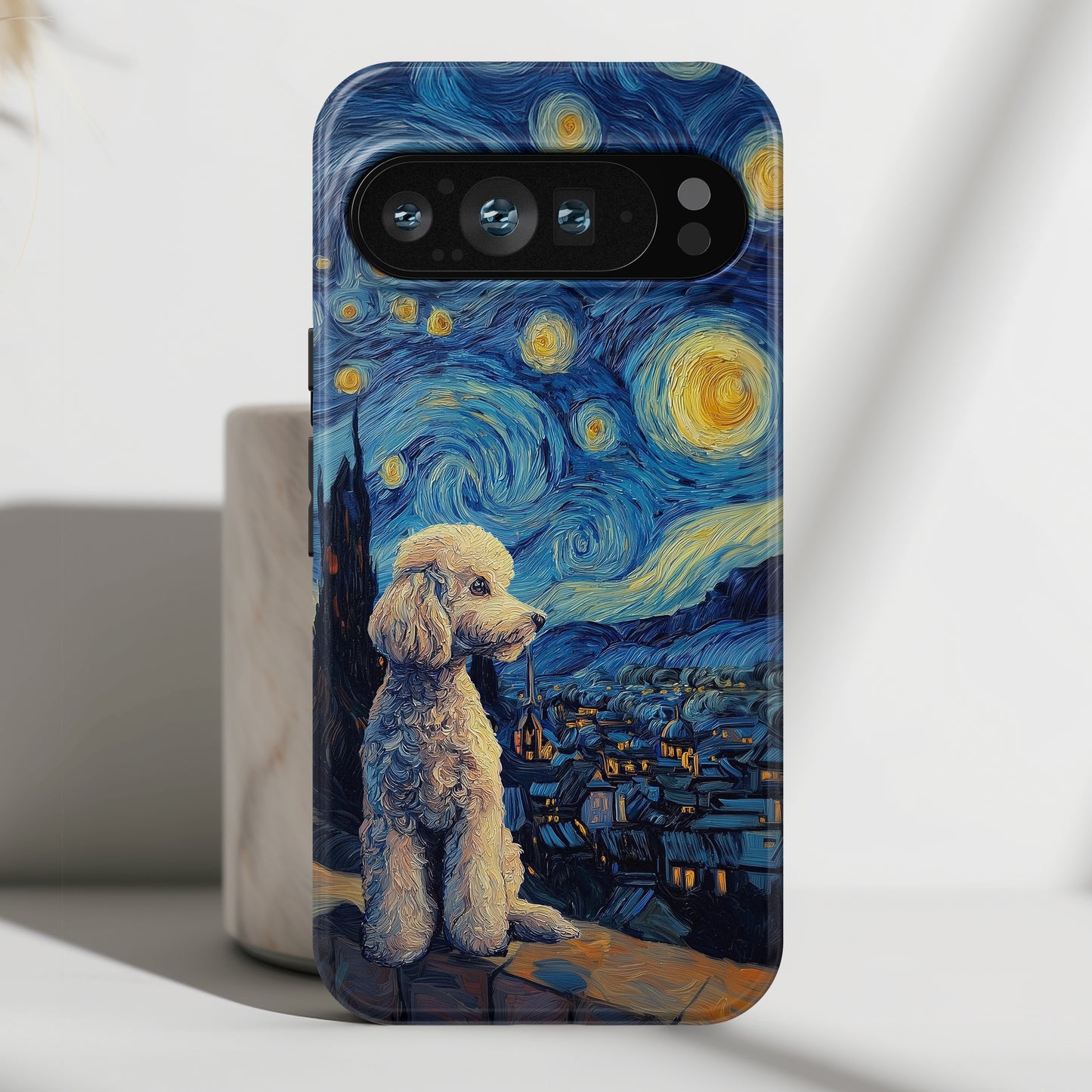 Barky Night (Poodle) Design Phone Case for Google Pixel