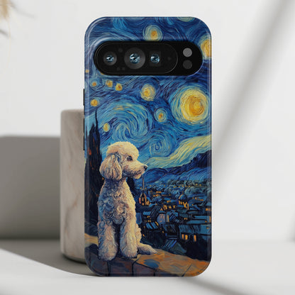Barky Night (Poodle) Design Phone Case for Google Pixel