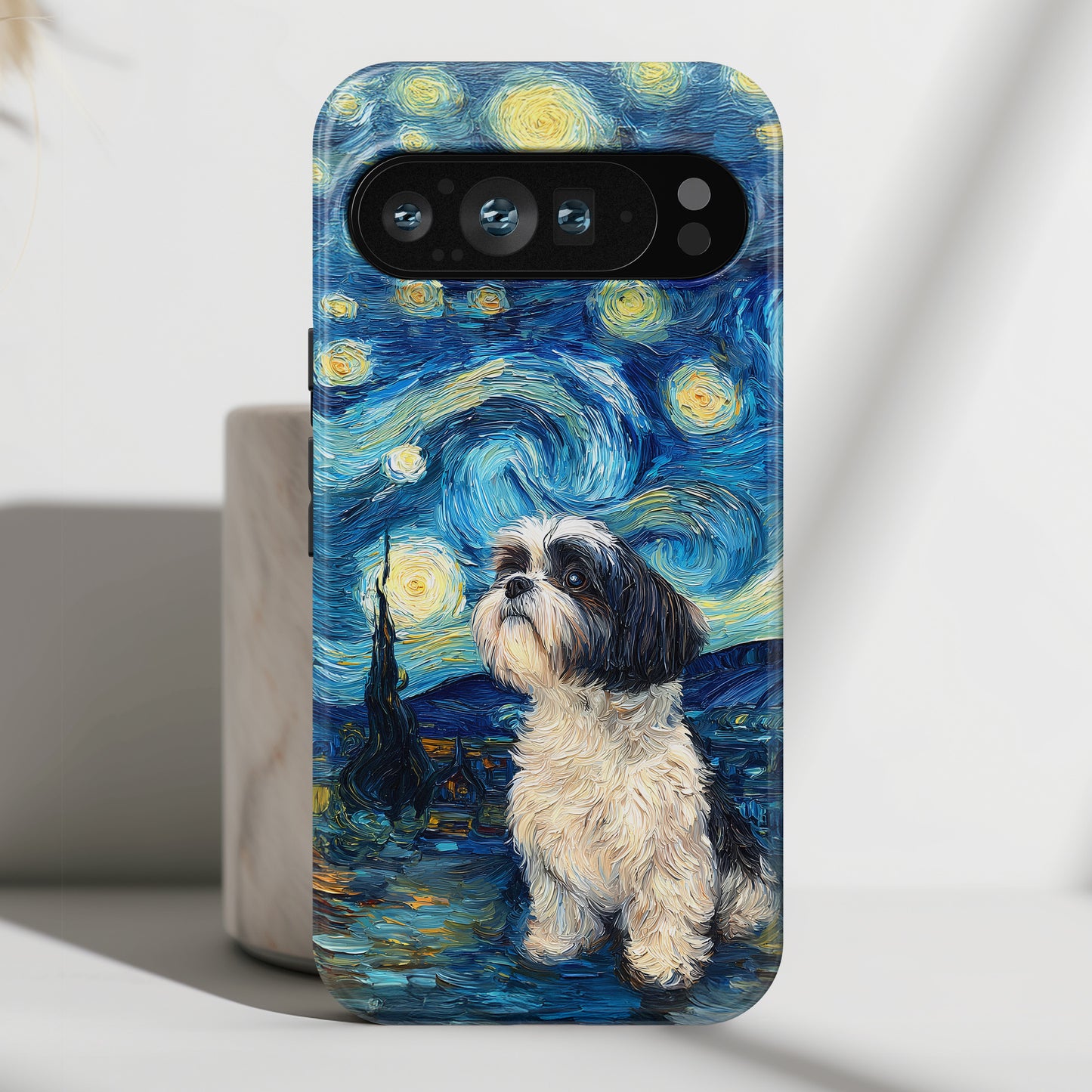 Barky Night (Shih Tzu) Design Phone Case for Google Pixel