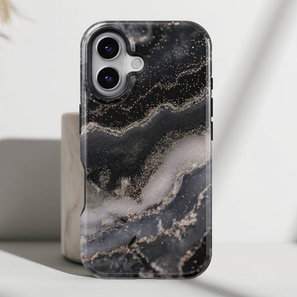 Luxury Black Marble Case for iPhone