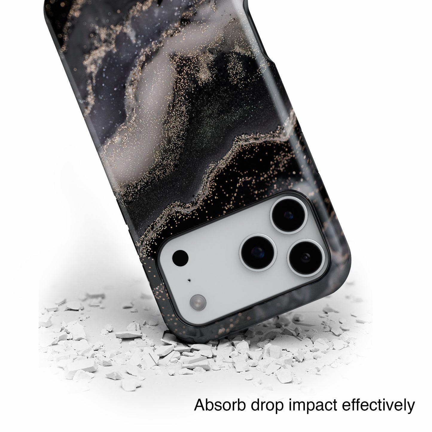 Luxury Black Marble Case for iPhone