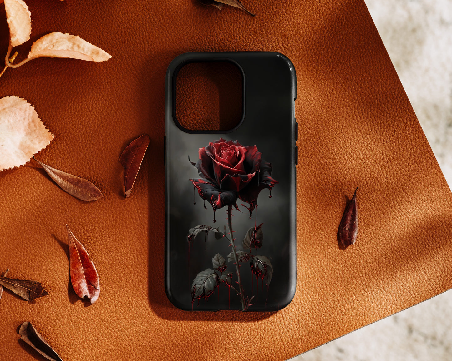 Blood Bloom Design iPhone Case