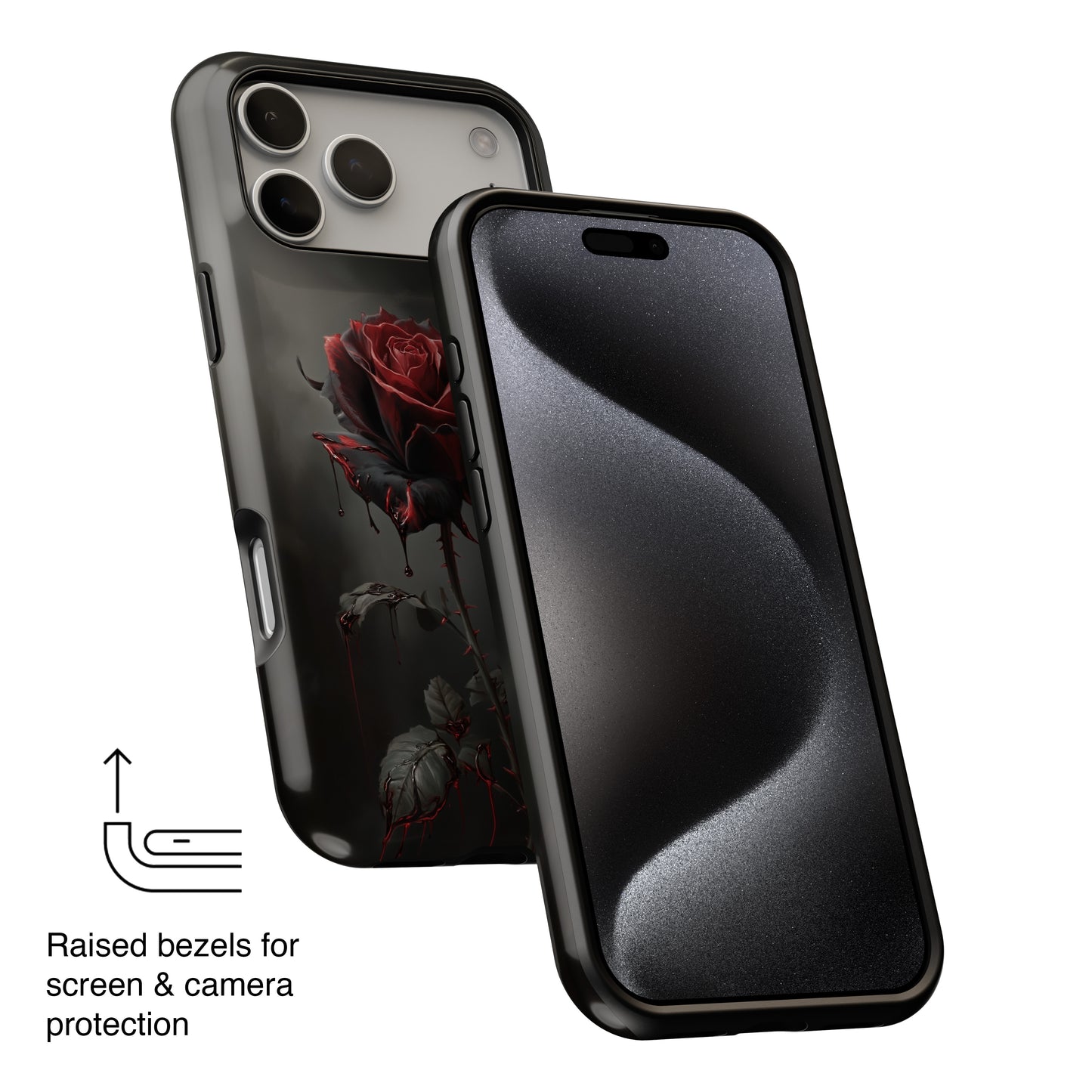 Blood Bloom Design iPhone Case
