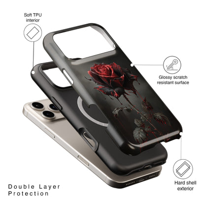 Blood Bloom Design iPhone Case