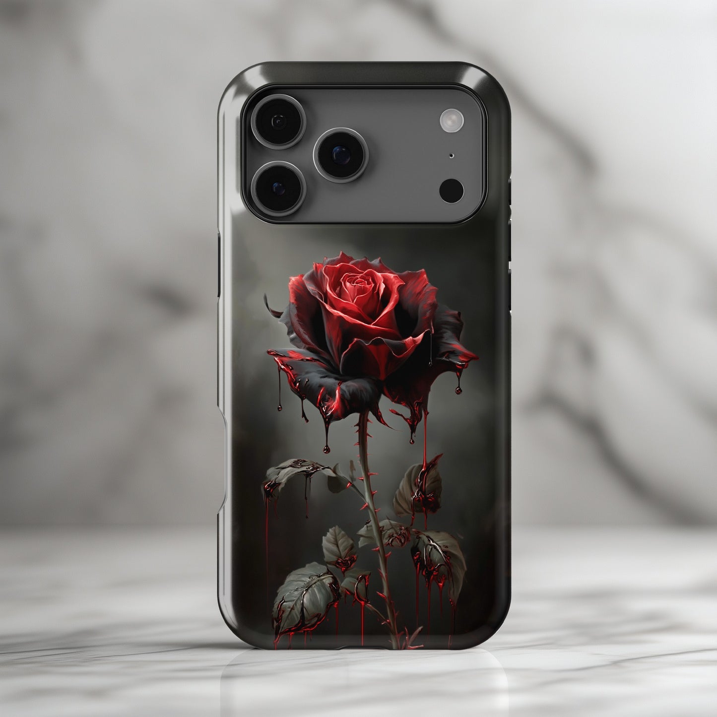 Blood Bloom Design iPhone Case