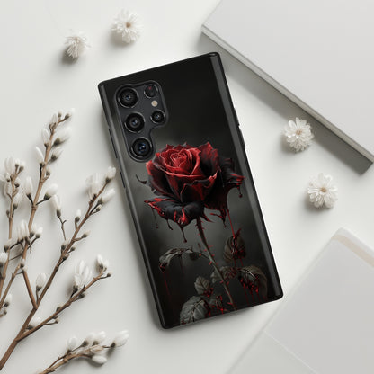 Blood Bloom Design Phone Case for Galaxy S series Phones