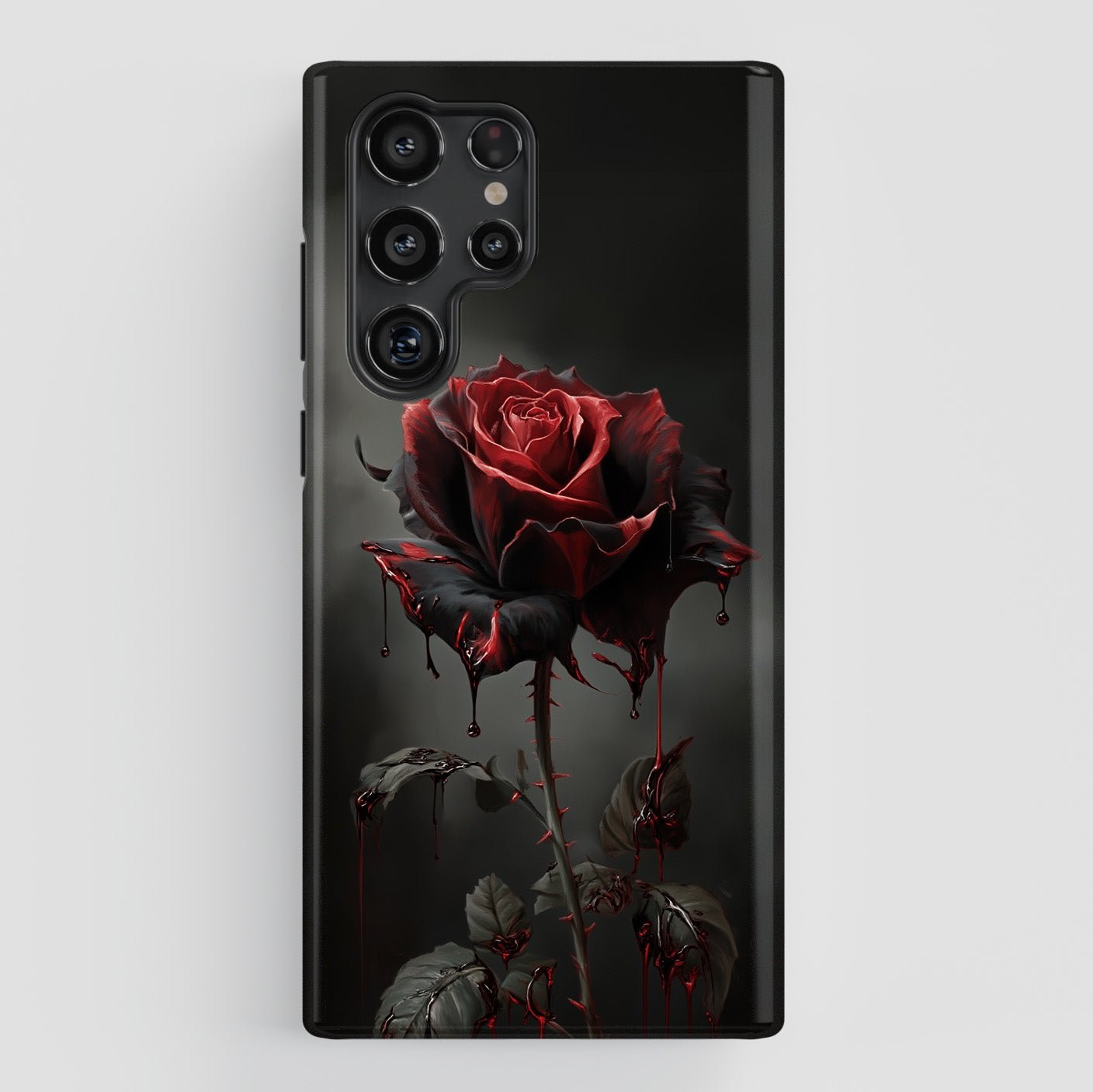 Blood Bloom Design Phone Case for Galaxy S series Phones