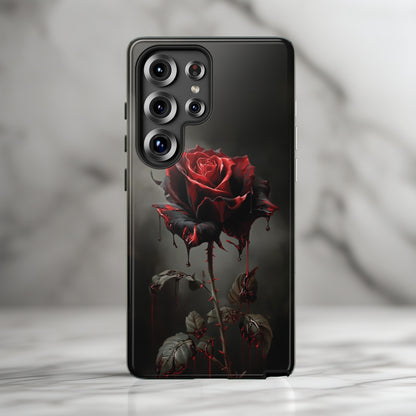 Blood Bloom Design Phone Case for Galaxy S series Phones