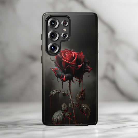 Blood Bloom Design Phone Case for Galaxy S series Phones