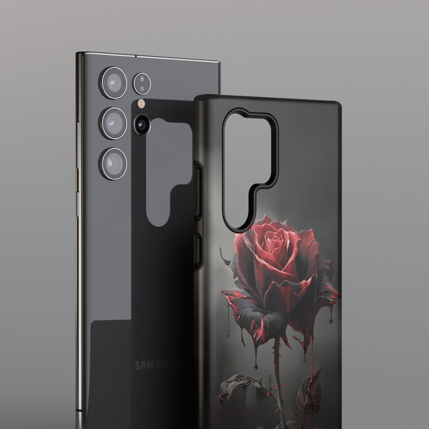 Blood Bloom Design Phone Case for Galaxy S series Phones