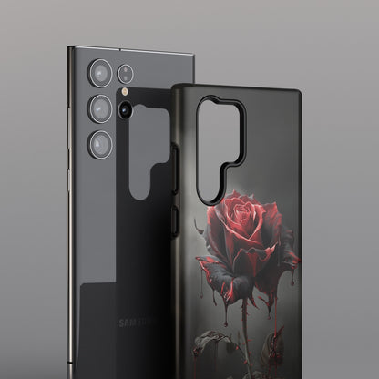 Blood Bloom Design Phone Case for Galaxy S series Phones