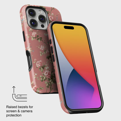 Blush Garden Design iPhone Case