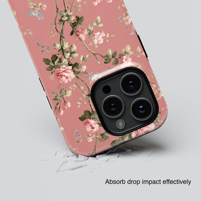 Blush Garden Design iPhone Case