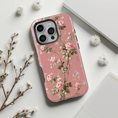 Blush Garden Design iPhone Case
