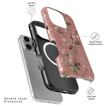 Blush Garden Design iPhone Case