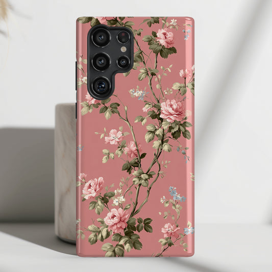 Blush Garden Design Phone Case for Galaxy S series Phones
