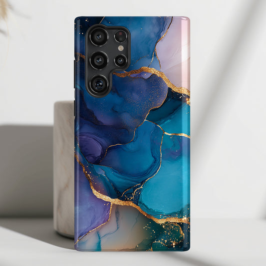 Bohemian Luxury Marble Design Samsung Phone Case