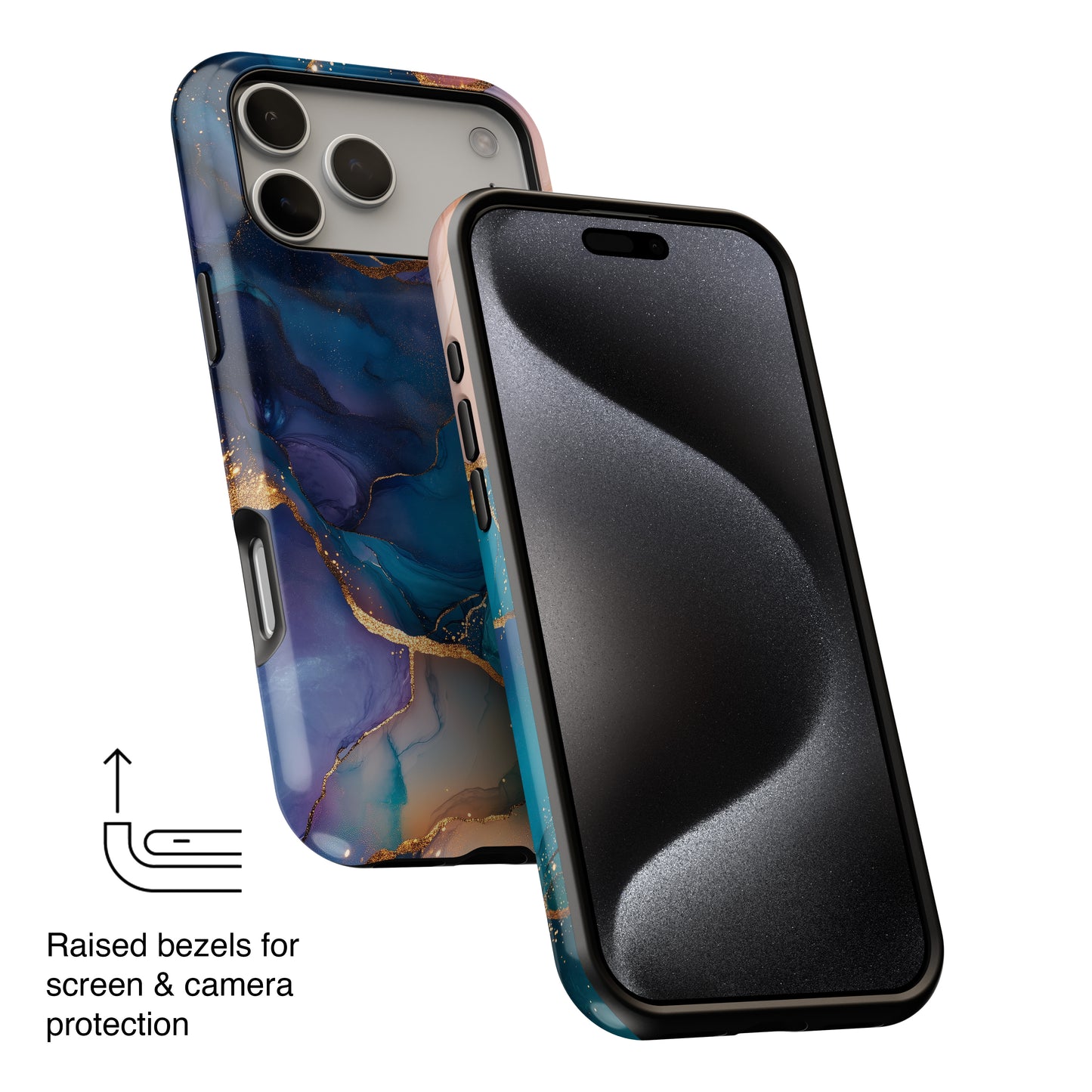 Bohemian Luxury Marble Design iPhone Case