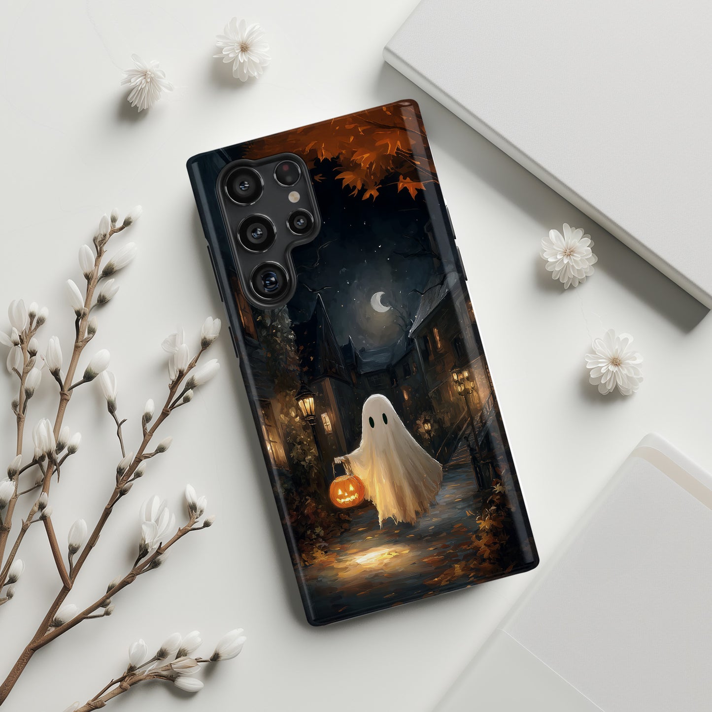 Boo-or-Treat Design Phone Case for Galaxy S series Phones