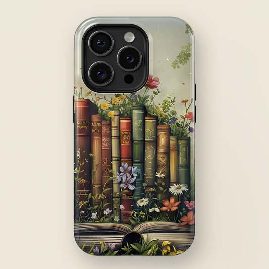 Spring of Books Design iPhone Case