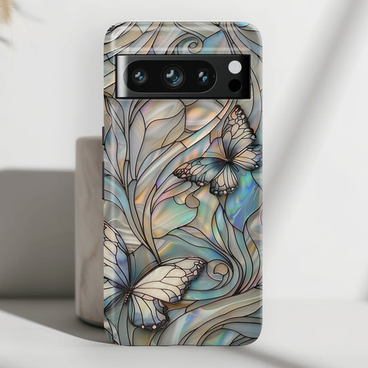 Butterflies Stained Glass Design Google Pixel Phone Case