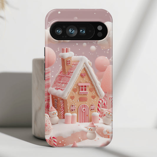 Candy Cane Cottage Design Phone Case for Google Pixel