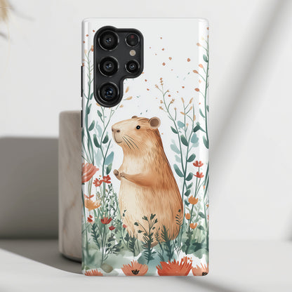 Capybara Watercolour Design Samsung Phone Case