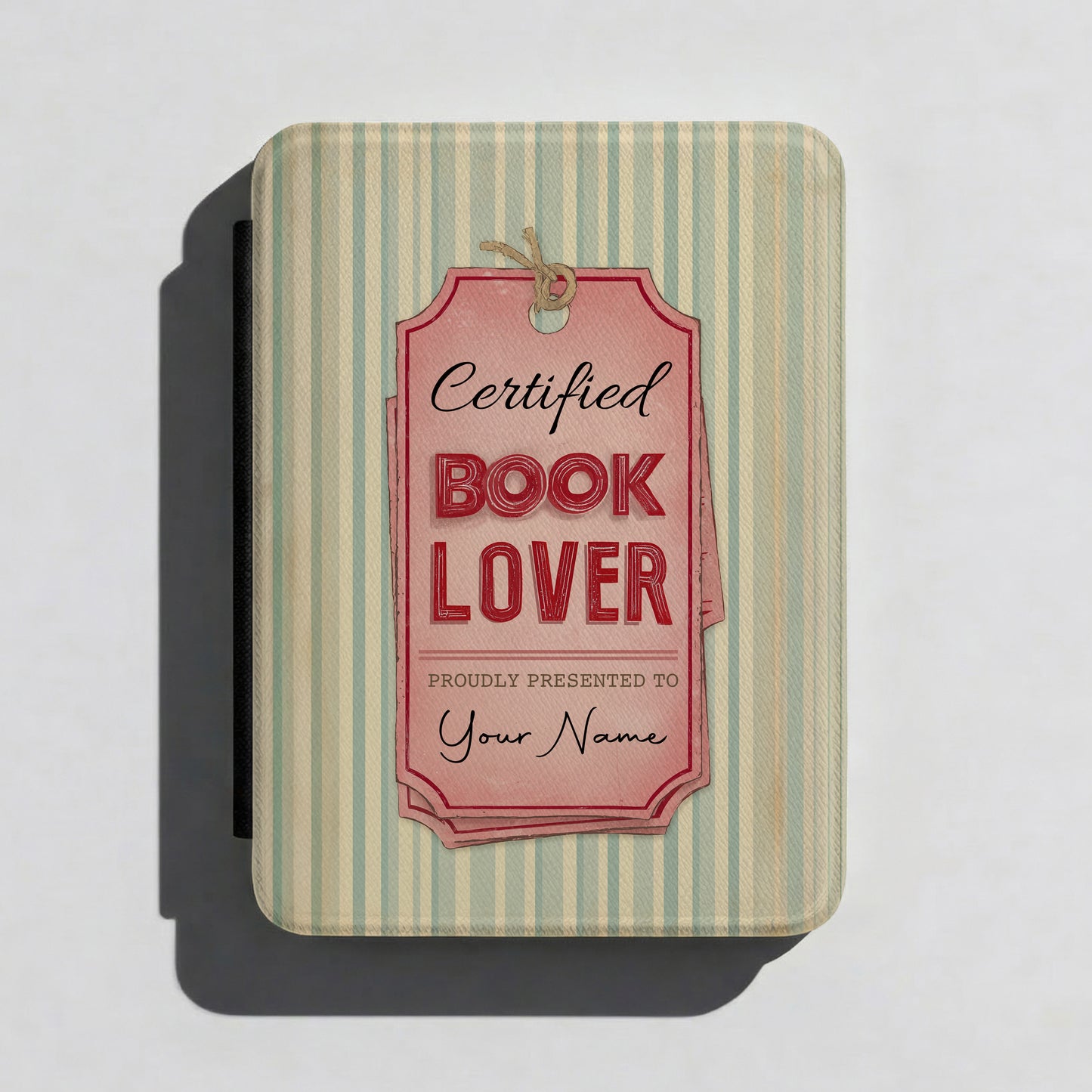 Certified Book Lover – Personalized Vintage Design Kindle Case