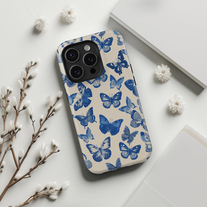 Chinoiserie Butterflies Design iPhone Case