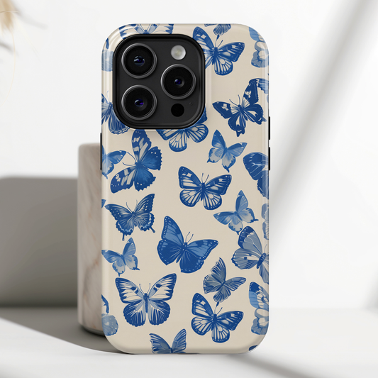 Chinoiserie Butterflies Design iPhone Case