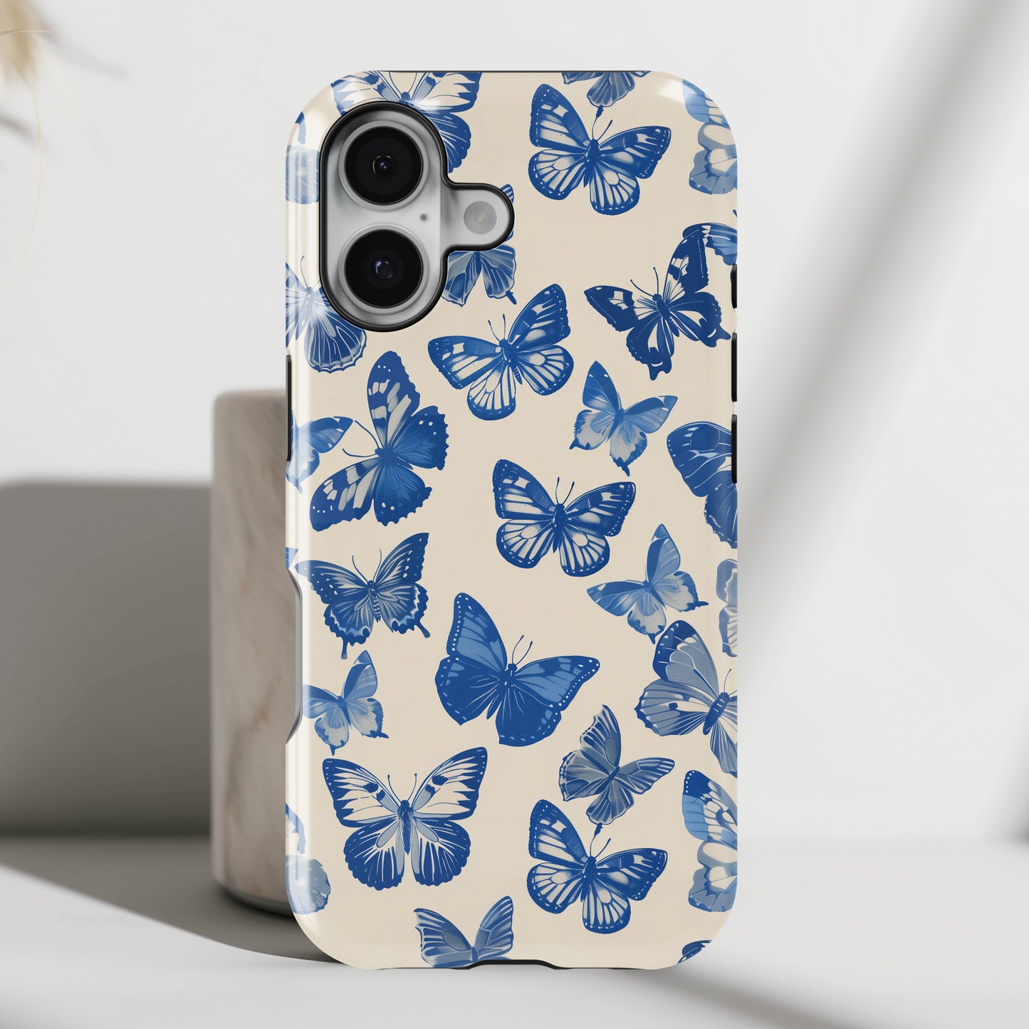 Chinoiserie Butterflies Design iPhone Case