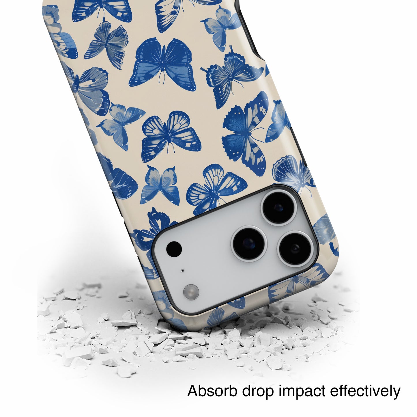 Chinoiserie Butterflies Design iPhone Case