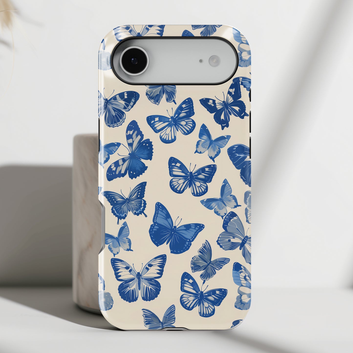 Chinoiserie Butterflies Design iPhone Case