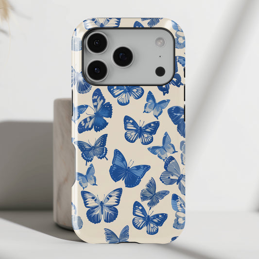Chinoiserie Butterflies Design iPhone Case