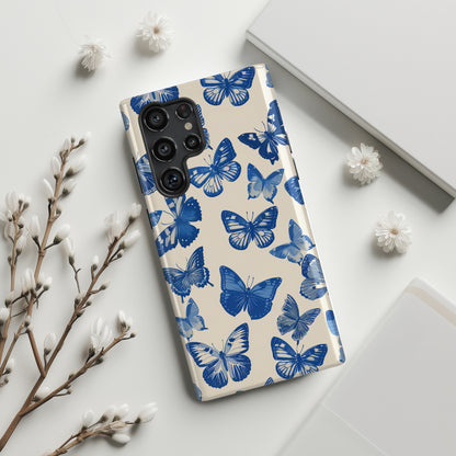 Chinoiserie Butterflies Design Samsung Phone Case