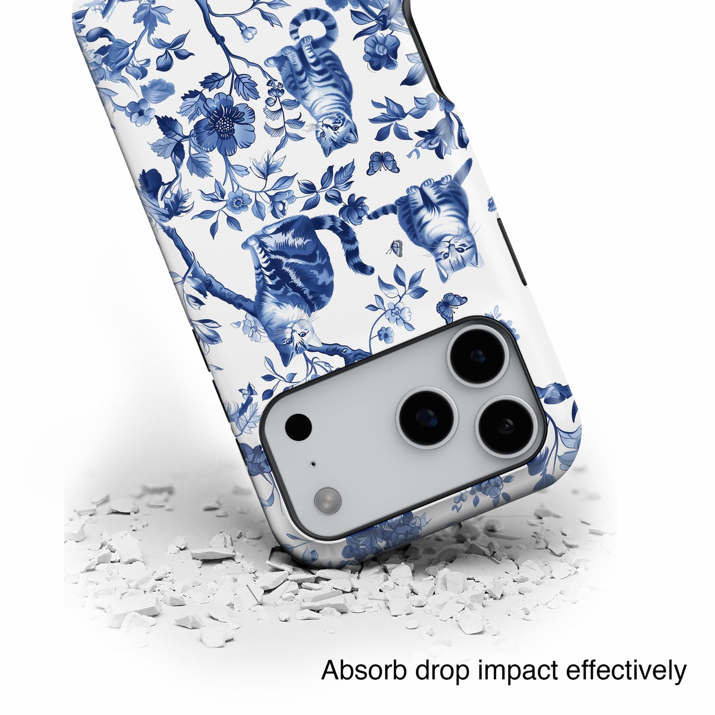 Chinoiserie Cat Design iPhone Case